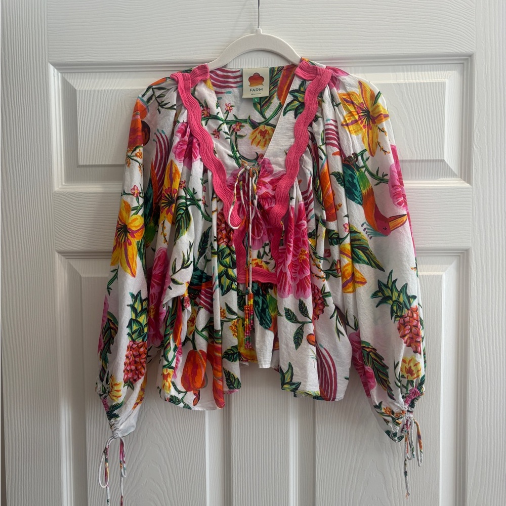 Faded Glory Multicolor Floral Blouse